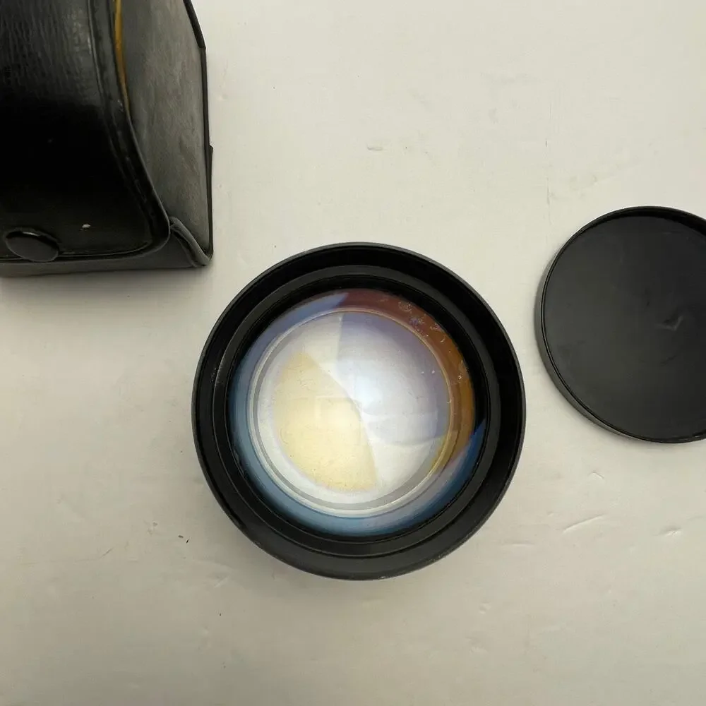 Ambico Video V-0313 Telephoto 2.0X Hi-Resolution Lens Japan 52mm 49mm Case